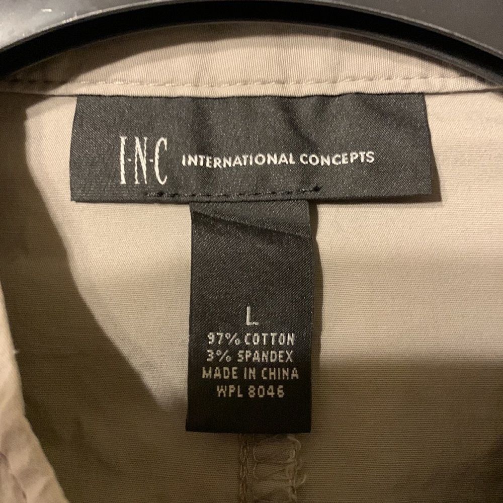 I-N-C International Concepts Large Zip Up Militar… - image 6